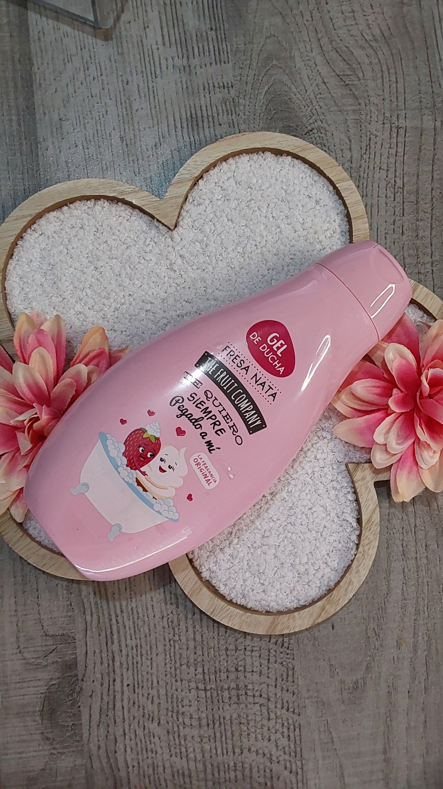 Gel douche fraise chantilly