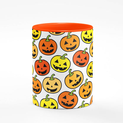 Tasse orange Pumpkins Halloween