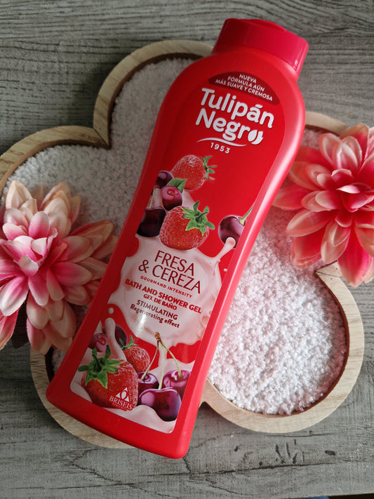 Gel douche cerise et fraise