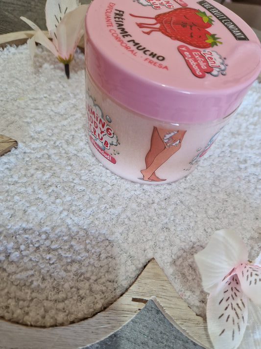 Body scrub fraise chantilly