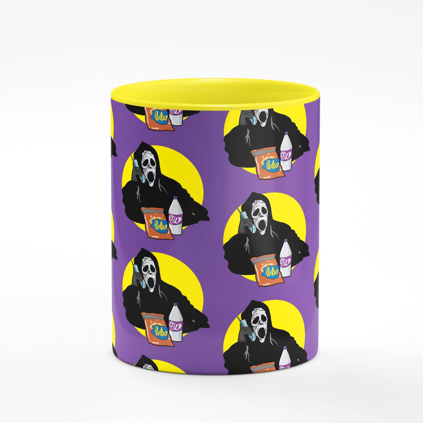 Tasse jaune Ghostface