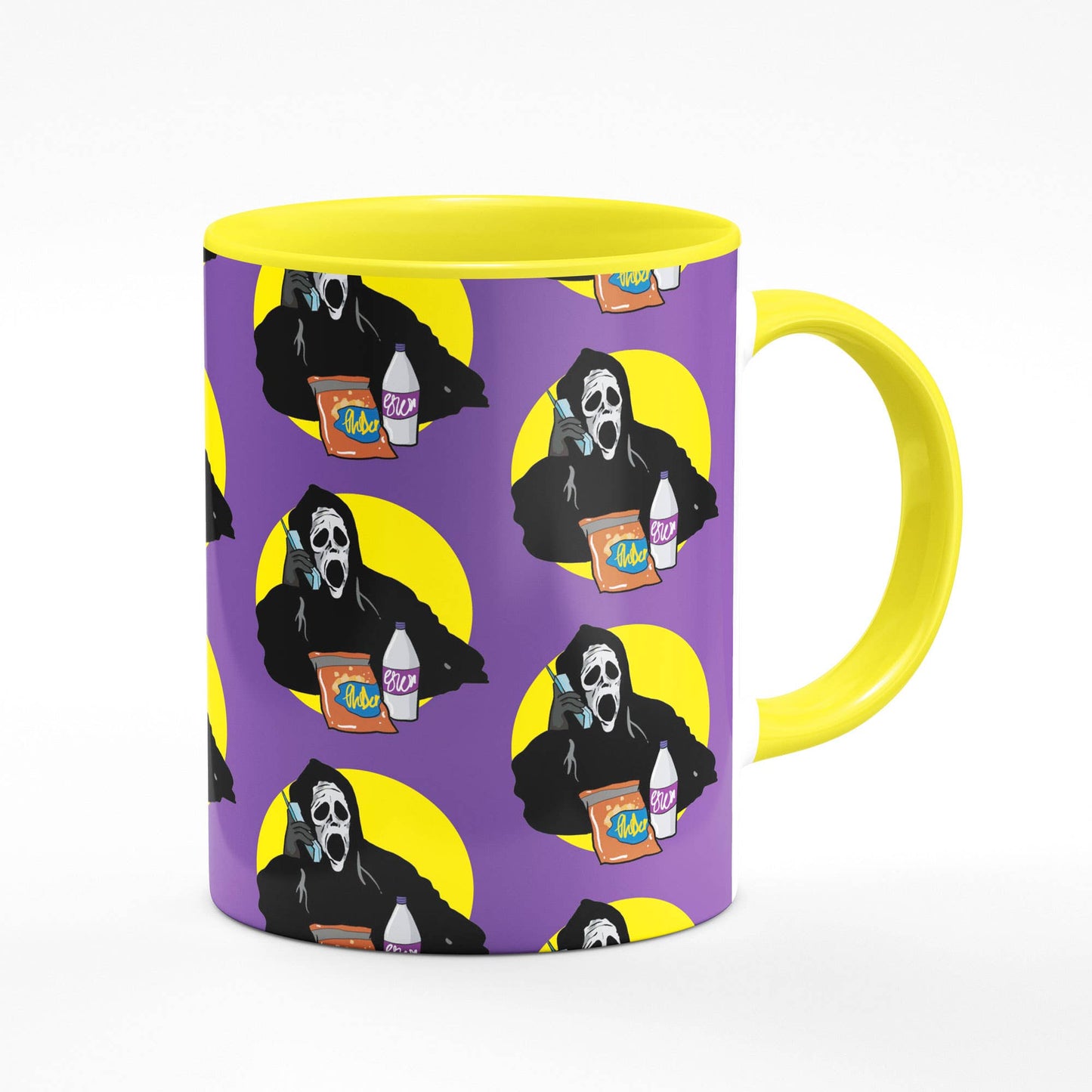 Tasse jaune Ghostface